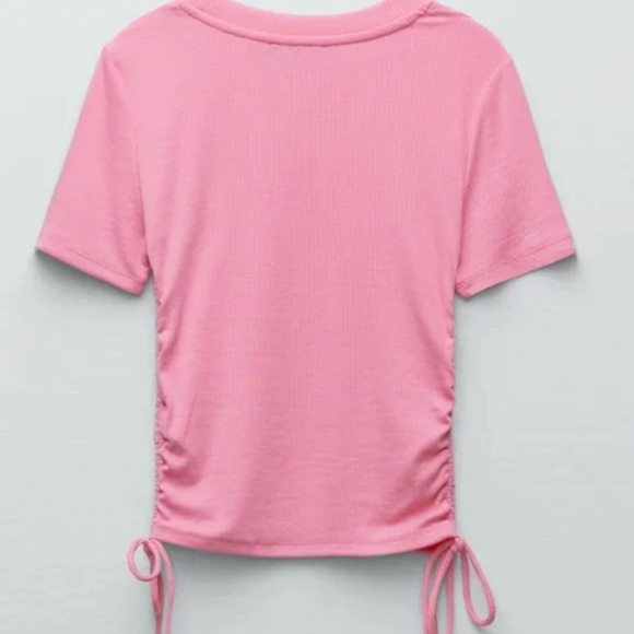 Pink Zara Ribbed Top - Picture 2 of 4
